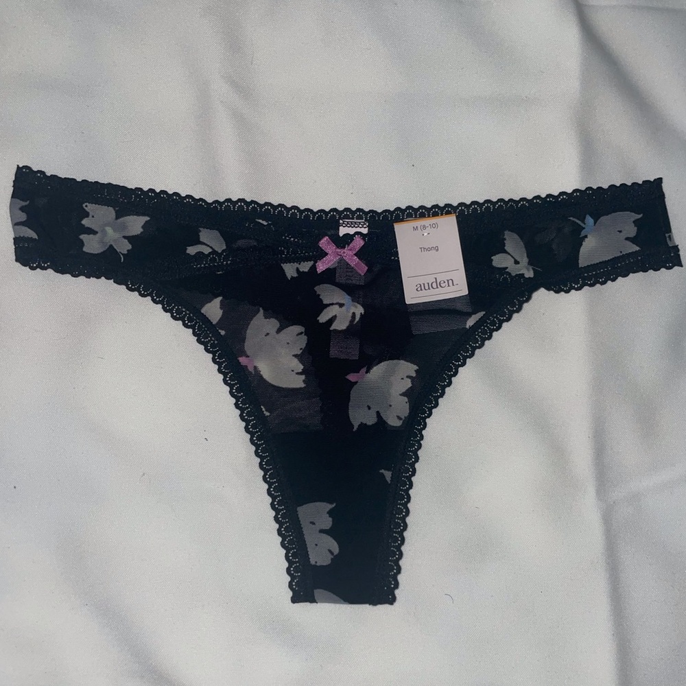 Auden Black Thong